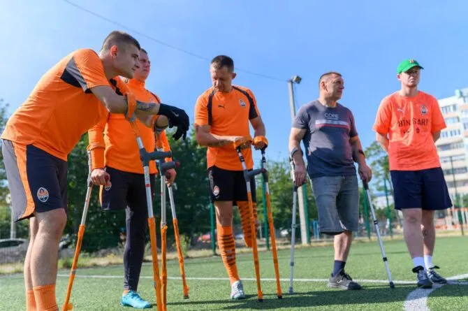 В Ірпені відкрили першу локацію ампфутболу для ветеранів